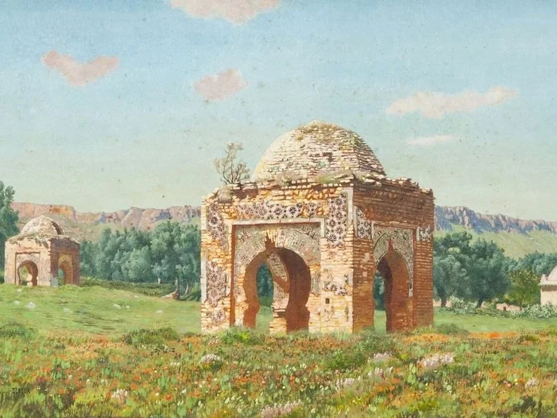 1856-Gabriel Deneux - Tombe degli antichi re di Tlemcen